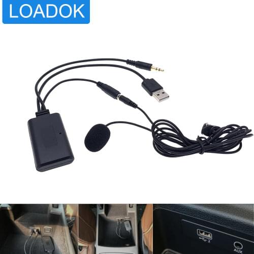 Universal AUX IN/AUX USB Port Bluetooth Microphone Handsfree MIC Adapter for BMW Z4 MINI Cooper E60 E63 E64 E66 E81 E90