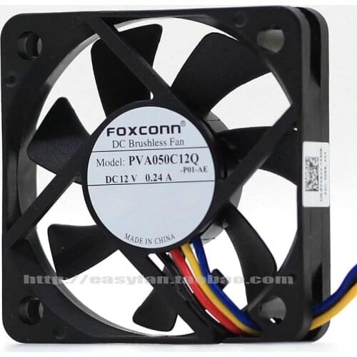NEW FOR FOXCONN PVA050C12Q 5CM 5010 5CM 4PIN PWM cooling fan
