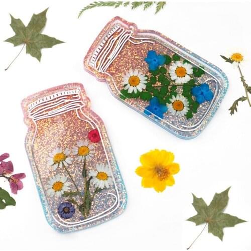 1PC Hot New Creative Bottle Tray Mold DIY Epoxy Crystal Resin Mold Bottle Tray Scented Candle Tray Mirror Silicone Resin Mold