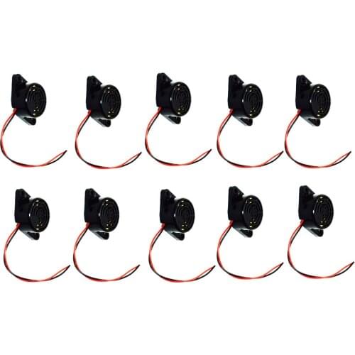 10PCS 85dB Active Piezo Electronic Buzzer Beep Tone Alarm Ringer Continous Sound