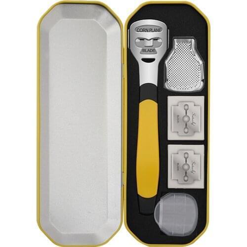 5PCS/Set Foot Callus Shaver Stainless Steel Heel Feet Skin Shaver Corn Cuticle Cutter Remover Rasp Pedicure Razor Foot Care Tool