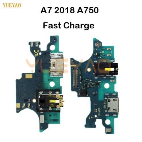 A750F Charging Dock Flex Cable Part for Samsung Galaxy A7 2018 A750 SM-A750F Charging Port Board Phone Repair Replacement Part