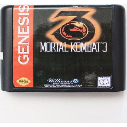 Mortal Kombat 3 NTSC-USA 16 bit MD Game Card For Sega Mega Drive For Genesis
