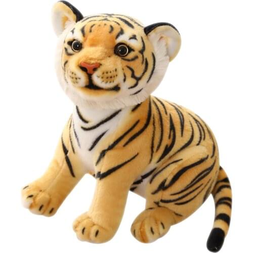 Simulation Mini Tiger Plush Toys Kawaii Educational Toys Baby Toys Girl Gifts Toys for Children Home Decor