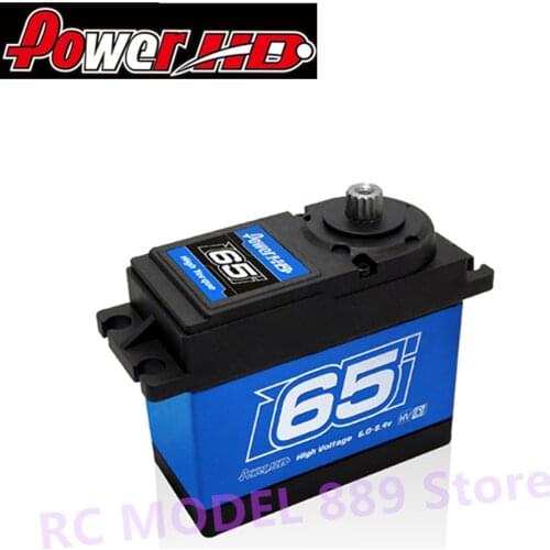 Power HD WH-65KG metal gear servo high torque 65kg 1: 5 RC car waterproof double bearing servo 1/5 RC car / robot parts