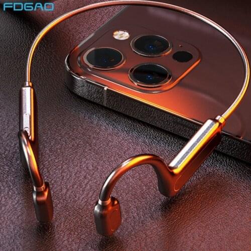 Bone Conduction Earphone TWS Wireless for Bluetooth Headphone 9D Ear Hook Waterproof Sports Headset With Mic For Running Earbuds