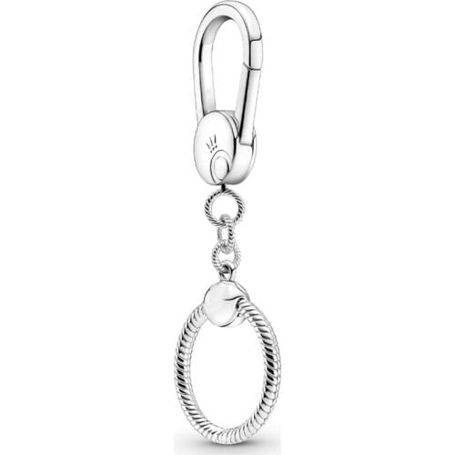 Original Moments Small Bag Charm Holder With Crown O Necklace Pendant Fit 925 Sterling Silver Charm Pandora Bracelet Diy Jewelry