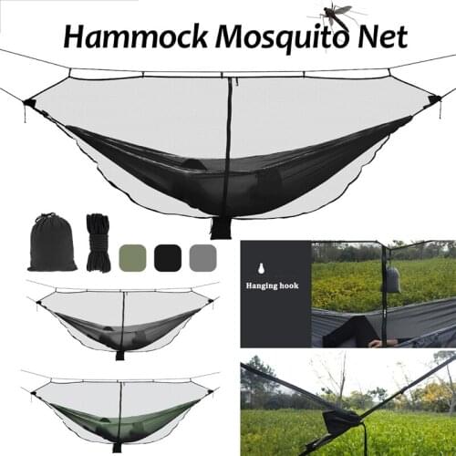Portable Outdoor Camping Hammock Mosquito Net Foldable Separated Hanging Bed Curtain(Not included Hammock)