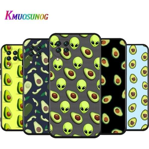 Cute Fruit Avocado For Huawei Nova 2 2i 3 3E 3I 4 4E 5 5I 5Z 5E 5T 6 7 7I 8 SE Lite Pro SE Silicone Soft TPU Phone Case