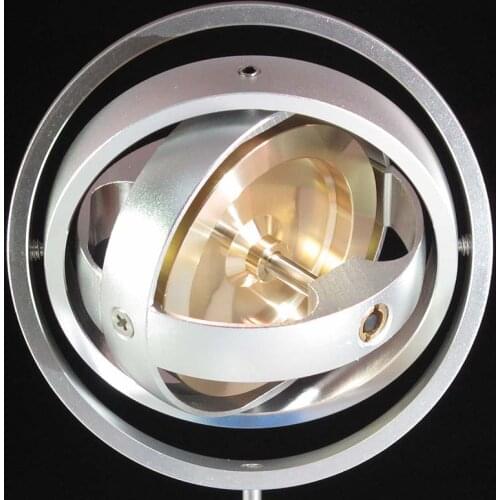 Three-axis gyroscope stabilization mechanical inertial angular momentum of a demonstration unit science and technology education