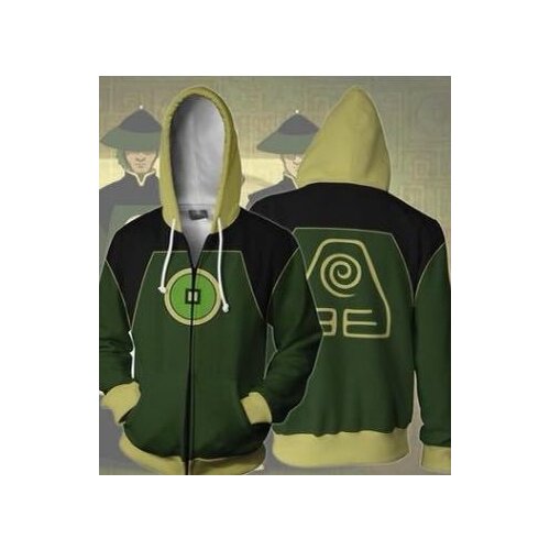 Unisex Anime Avatar The Last Airbender 3D Printing Cosplay Costume Fashion Teenager Coat Hoodie Adults Zip Up Sweatshirt Jacket