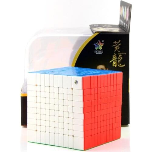 YuXin HuangLong 10x10 Magic Cube Professional Speed Game Difficulty Adult Gift Cubo Magico Educational Puzzle Smooth Toy Cubes