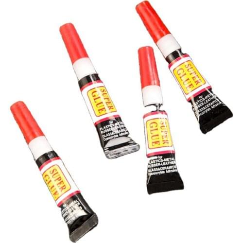 10pcs Liquid Super Glue 502 Instant Strong Bond Leather Wood Rubber Metal Glass Cyanoacrylate Adhesive Stationery Store Nail Gel