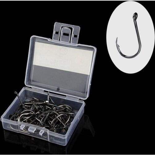 100pcs High Carbon Steel Stainless Fishhooks Barbed Carp Fishing Hook/Tackle Fish/Treble/Catfish/Circle Hooks For Soft Lure Sea