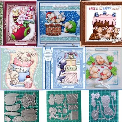 2021 New Christmas Cutting Die Greeting DIY Scrapbooking Layering Stencils Dies For Birthday Card Making