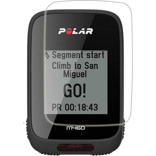 3pcs PET Clear Protective Film Guard For Polar M460 GPS Bike Computer Bycicle Riding Sport Screen Protector Cover Protection