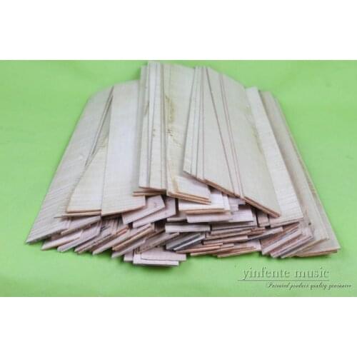 45pcs 4/4 3/4 violin side sheet flamed maple wood european tone wood #443US