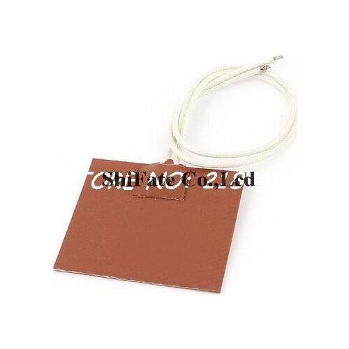 7V/5V 10W/20W Flexible Silicone Rubber Heater Heating Plate Pad 45mm x 55mm