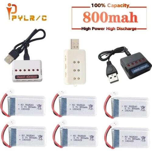 3.7V 800mAh Lipo Battery for Syma X5 X5C X5SC X5SW TK M68 MJX X705C SG600 RC Quadcopter Spare Part 902540 3.7v Drone battery