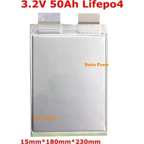 Lifepo4 battery 3.2v 50ah lifepo4 cell 250A discharge for power solar energy storage diy ebike pack UPS inverter battery