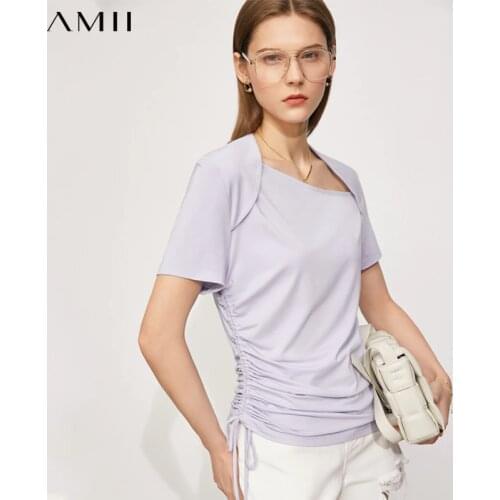 Amii Womens Summer T-shirts