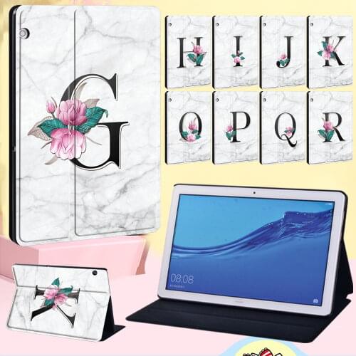 Tablet Case for Huawei MediaPad T3 8.0/T3 10 9.6/T5 10 10.1-Anti-fall Flip Leather Cover Case for M5 Lite 8/M5 Lite10.1/M5 10.8