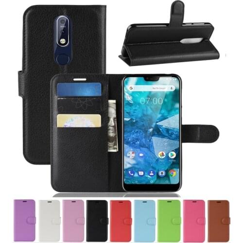 For Nokia 8.1 TA-1119 TA-1128 Case Flip PU Leather Nokia7.1 Cover Phone Case For Nokia 7.1 TA-1085 TA-1095 TA-1096 TA-1097 2018