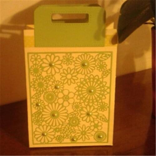 Flower Classic rectangle Metal Cutting Dies Stencil Scrapbooking Photo Album Card Paper Embossing Craft DIY