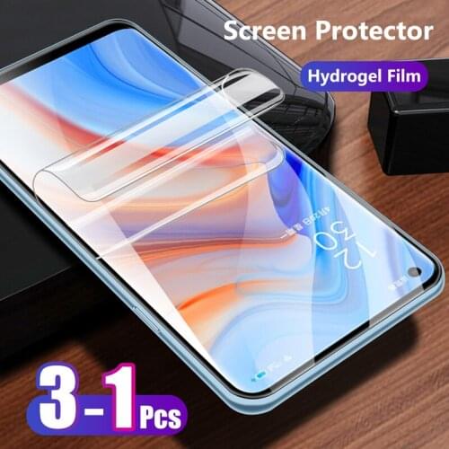 For Oppo Reno4 5G / Reno4 Pro 5G Front Slim Full Cover to Edge Soft TPU Hydrogel Film Explosion-proof Screen Protector
