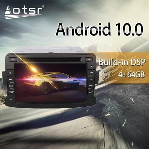 For Renault Duster 2010-2015 Car Multimedia Radio Player Stereo Android 10 DSP 7inch IPS Screen Audio Radio GPS Nav BT head unit