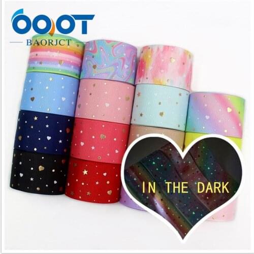 I-19910-2118 1-1/2'' 38mm 5yards New Fluorescence Colorful Printed grosgrain Ribbons,DIY handmade Headwear Gift wrapping