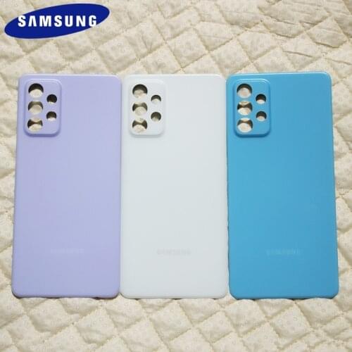 Battery Back Cover For Samsung A72 SM-A725M/DS SM-A725F Galaxy A72 Rear Door Housing Cover Mobile Phone Replacement Shell & Logo