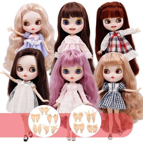 ICY DBS Blyth Doll 1/6 Joint Body DIY Nude BJD New Special Sale with Hand Set A & B
