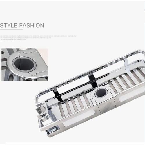 Multifunction Home Decor Organizer Bathroom Lifting Rod Removable Stand No Drilling Soap Holder Shower Shelf Storage Rack Tray