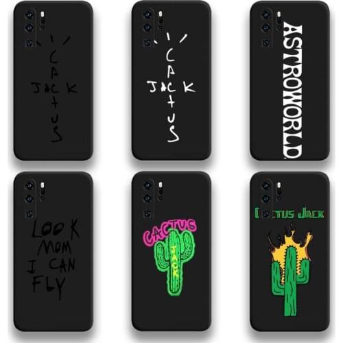 Cactus jack hiphop fashion Phone Case For Huawei P20 P30 P40 lite E Pro Mate 40 30 20 Pro P Smart 2020