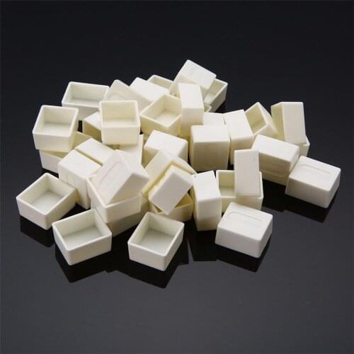 10Pcs Plastic Palette Watercolor Artist Empty Pan Full or Half Pans For Painting Art Drawing Supplies