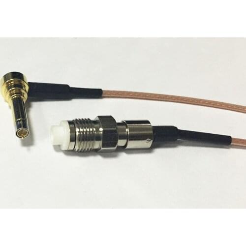 New FME Female Jack Switch MS156 Right Angle pigtail cable RG178 Wholesale 15CM 6" Adapter