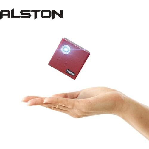 ALSTON C80 Mini DLP Android Projector WiFi Bluetooth 4.0 Portable LED Video Projector Home Cinema Support Miracast Airplay