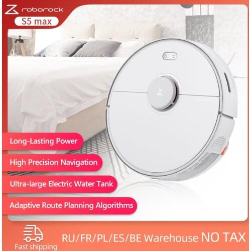 2021 Global Version Roborock S5 Max Robot Vacuum Cleaner WIFI APP Control Automatic Smart Mopping Vacuum Cleaner for Home