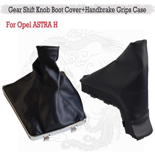 For Opel ASTRA H Shifter Car Leather Boot Gear Shift Knob Head Lever Cover Accessories