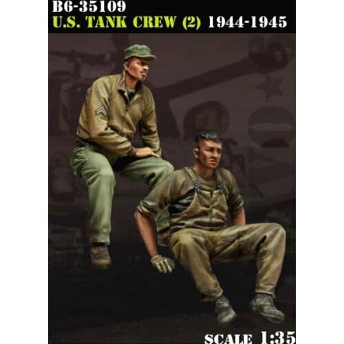 U.S. TANK CREW(2) 1/35 Resin Model Kit