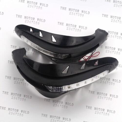 NEW UNIVERSAL Motorcycle Hand Guards Light Motorbike Hand Guards Handguard Handlebar Protector LED Light Car String