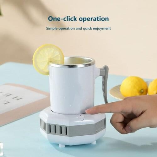 Home Office Smart Desktop Fast Cooling Cup Party Drink Cooler Beverage Mug Cooler For Water Milk Beer Cocoa Coffee