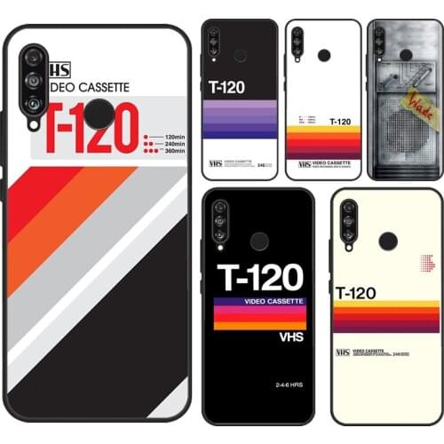 Vintage Cassette Tape Vhs poster Case For Huawei P20 P40 Lite Mate 20 10 Lite P30 Pro P Smart 2021 2019 Back Cover Coque