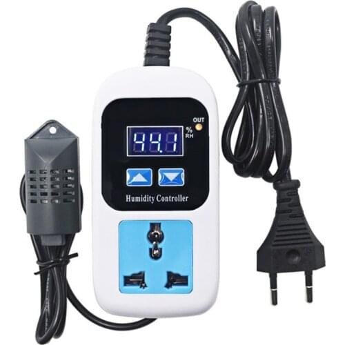 XK-W2008 Digital Humidity Controller Humidification and Dehumidification 0.1 High-precision Humidity Switch Socket 0%-99