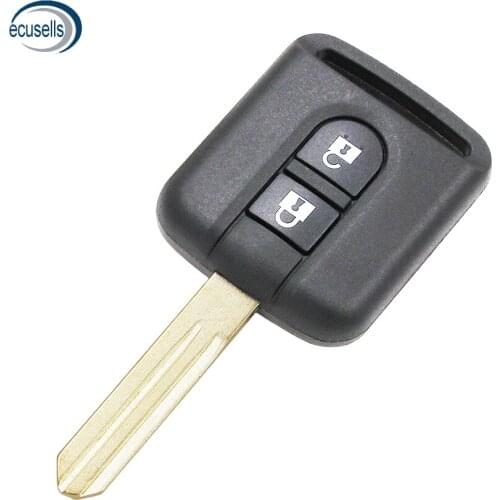2 Button Replacement Shell Remote Smart Car Key Case Fob for Nissan X-Trail Micra K12 Qashqai Navara Almera Cargo Primera