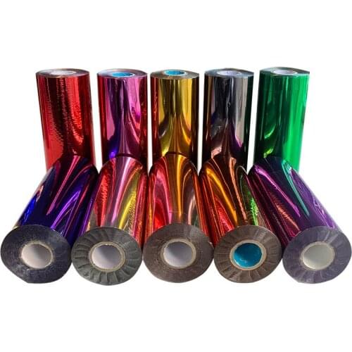 1 Roll 16cmx120M 10 Colors Hot Stamping Foil Heat Transfer Laminating Napkin Gilding PVC business Card Emboss