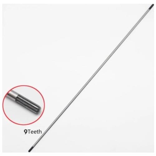 1PC 9Teeth Shaft,762mm Long, 8mm Thickness for 26mm Tube Multi Brush Cutter 4 in 1