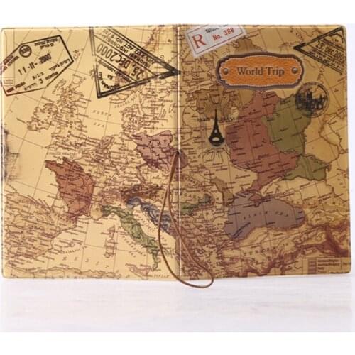 1 PCS Travel Passport Holder Ticket Document Protector Cover Case Bag Wallet