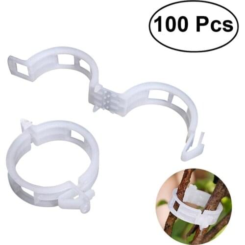 2018 100pcs Plant Support Garden Clips Vine Vegetables Tomato Trellis Clips Making Vegetables Flowers Grow Upright Healthier